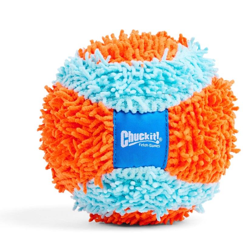 Chuckit! Indoor Fetch Ball Dog Toy for Dogs - Interactive Dog Toys for Boredom, 4.75 Inch, Orange and Blue - Image 4